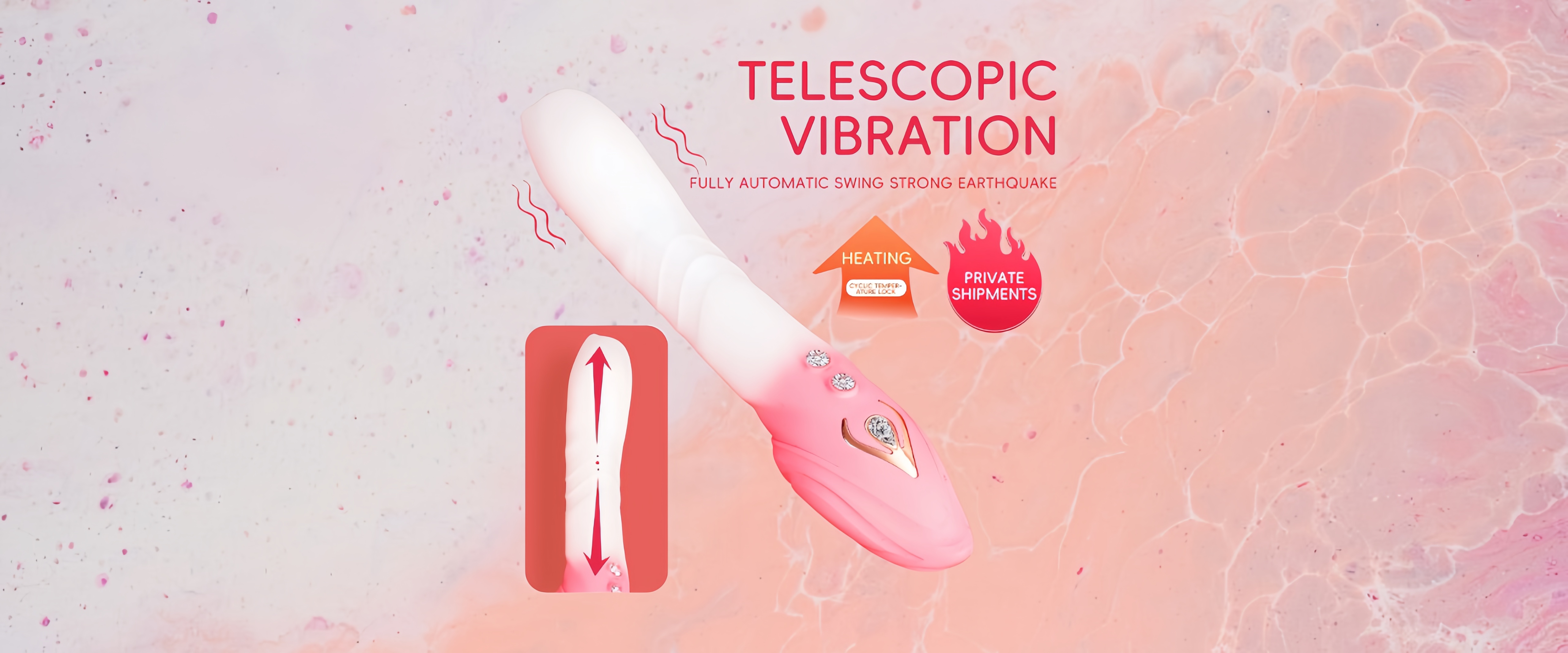 Double ended dildo, strapless strap on, lesbian dildo